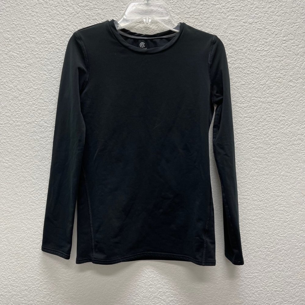 Champion C9 Kids XL Base Layer Black Thumb Holes Power Core Duo Dry Compression